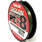 Плетёный шнур Sunline SIGLON PEx8 Dark Green 150m #0.6/10lb