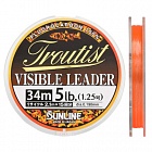 Флуорокарбон SUNLINE TROUTIST VISIBLE LEADER 34m #1/4lb